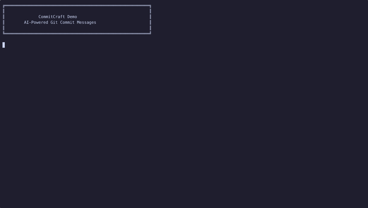 CommitCraft Demo