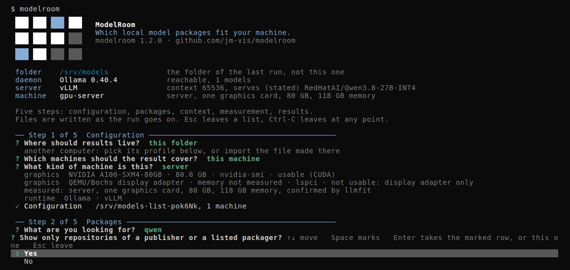 Step 2: the owner filter, yes or no, with Yes under the pointer