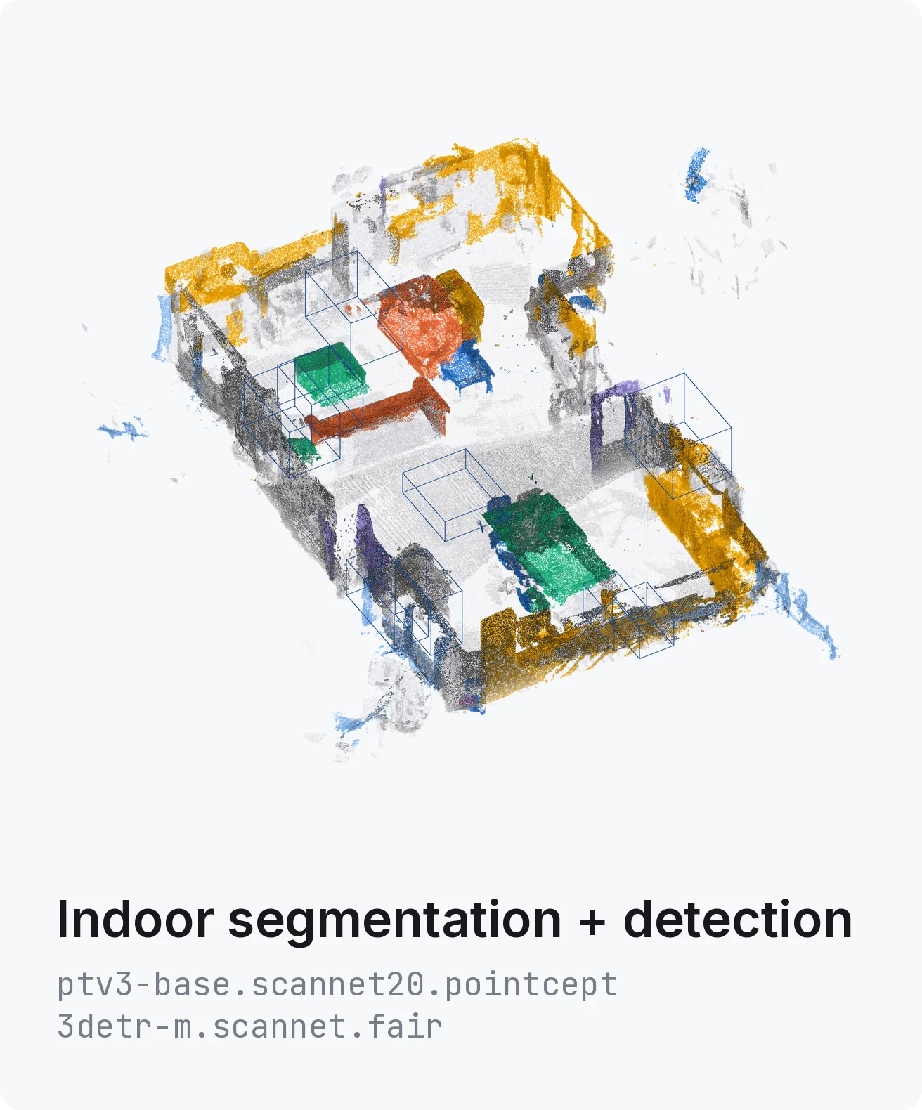 Indoor segmentation and detection