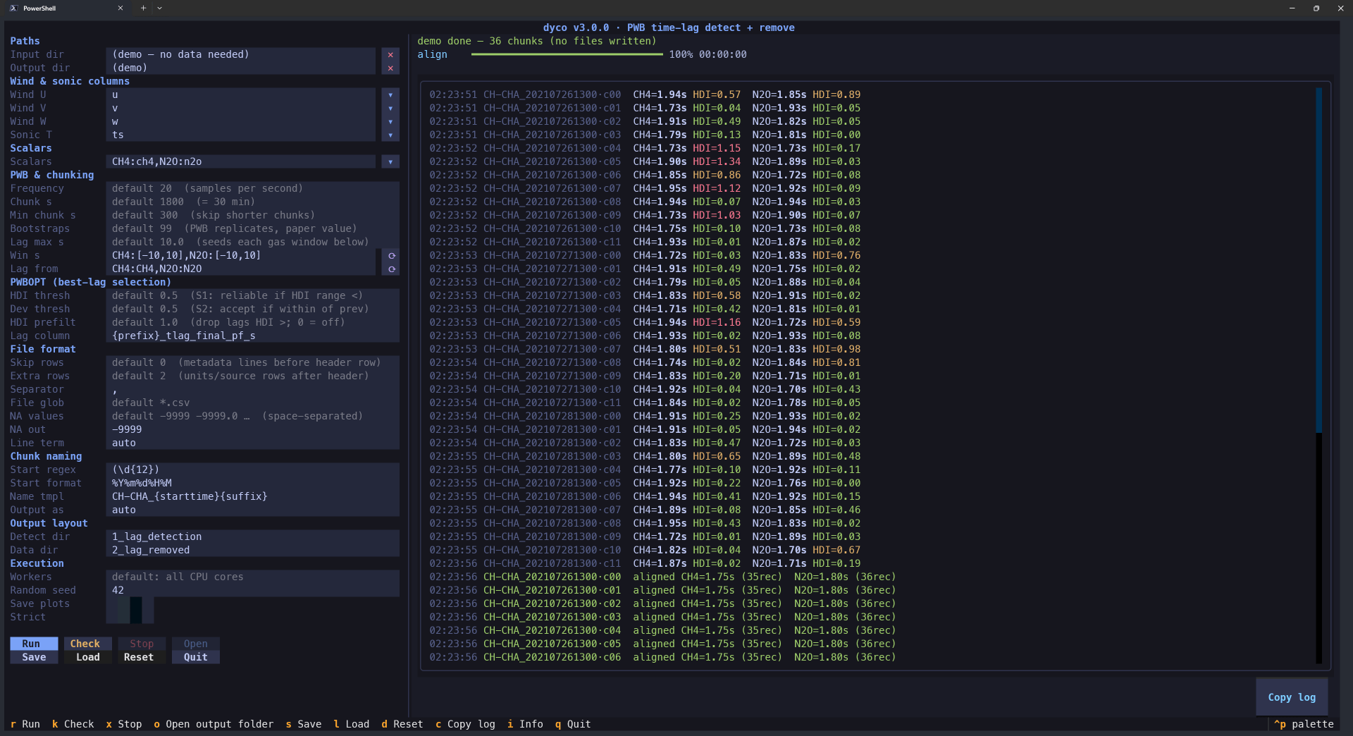 The dyco terminal UI