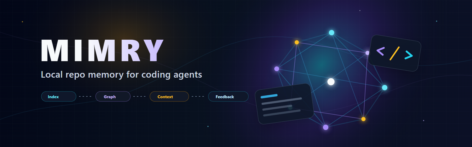 MIMRY - Local repo memory for coding agents