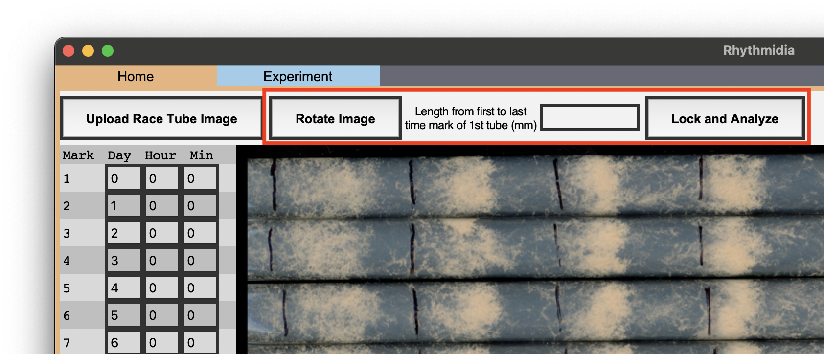 Image Adjustment Buttons
