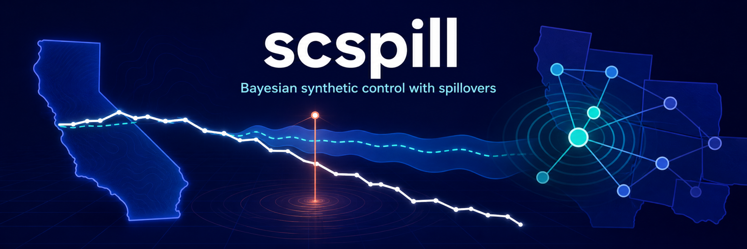 scspill — Bayesian synthetic control with spillovers