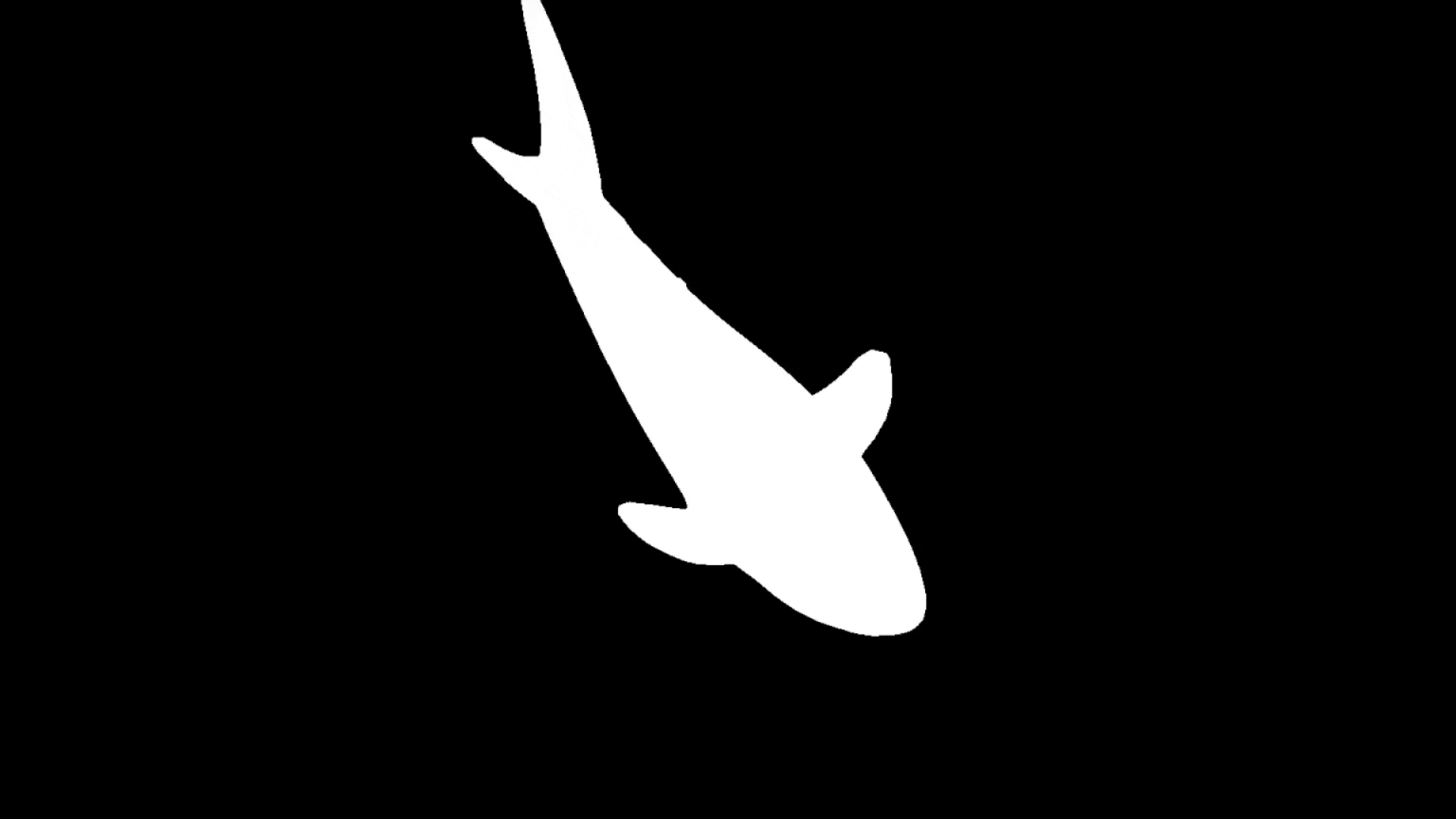 A spinning blahaj