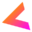 Zitadel logo, an orange arrow pointing left
