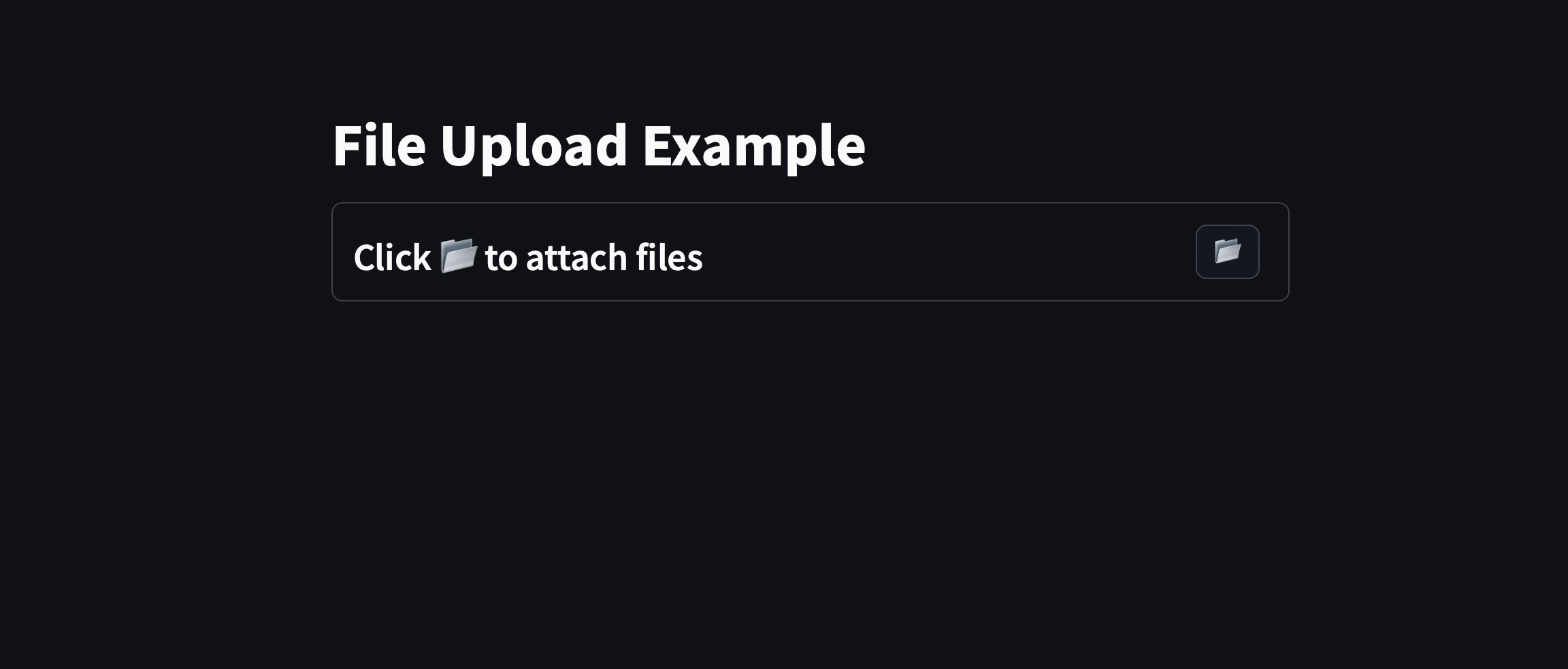 "Uploader Widget"