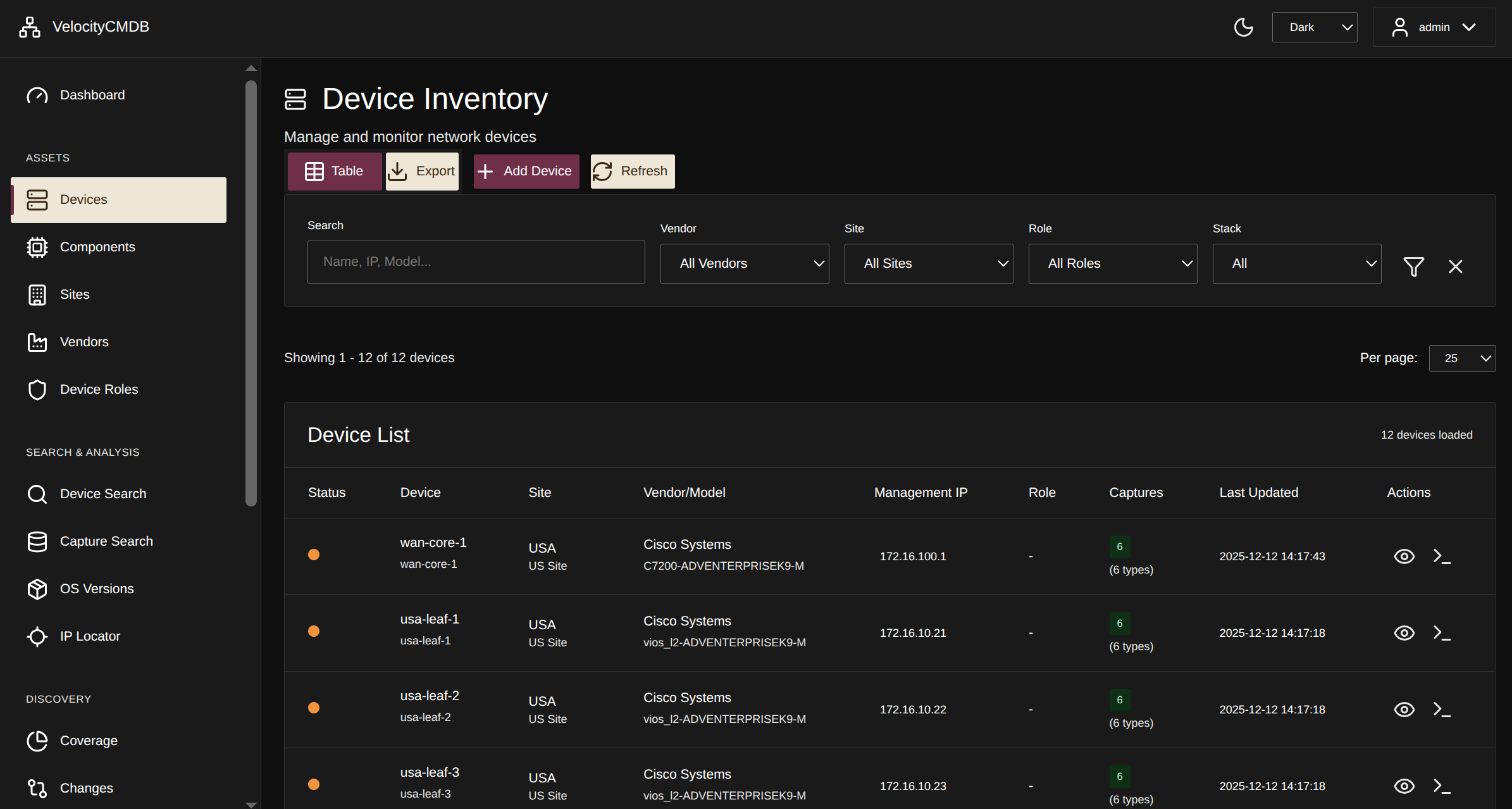 Device Inventory