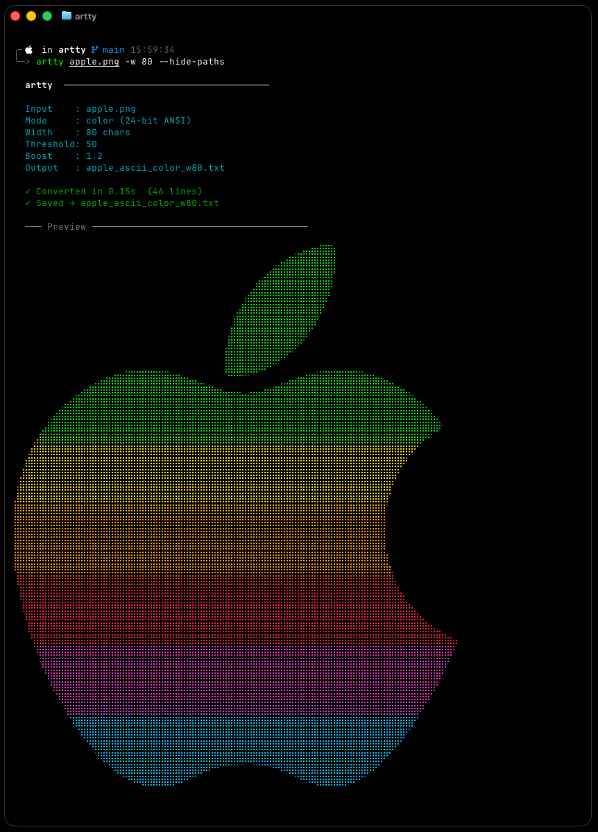 apple color output