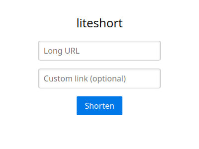 liteshort screenshot