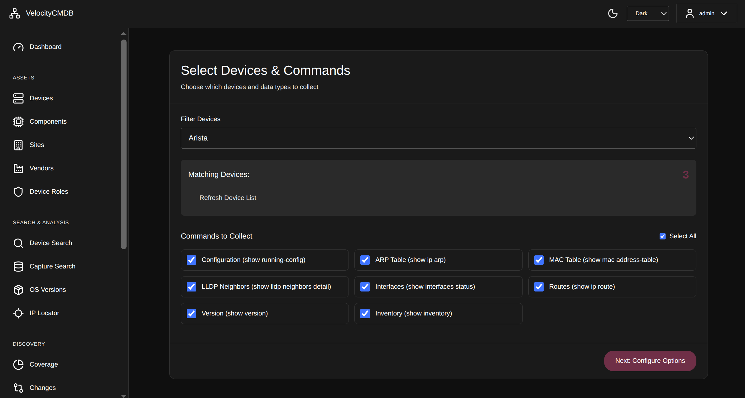 Capture Commands