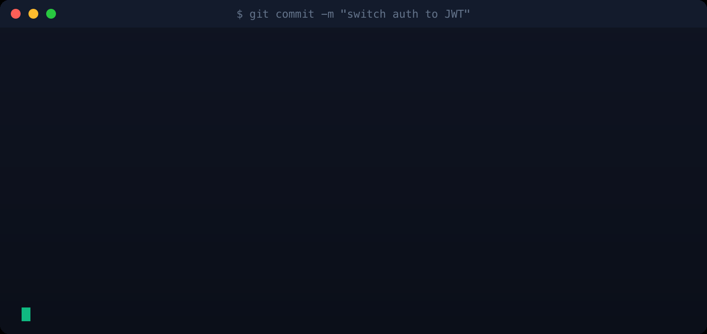 projectmem pre-commit warning demo
