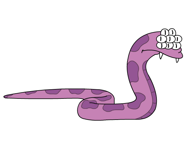 Purple Fruit Snake