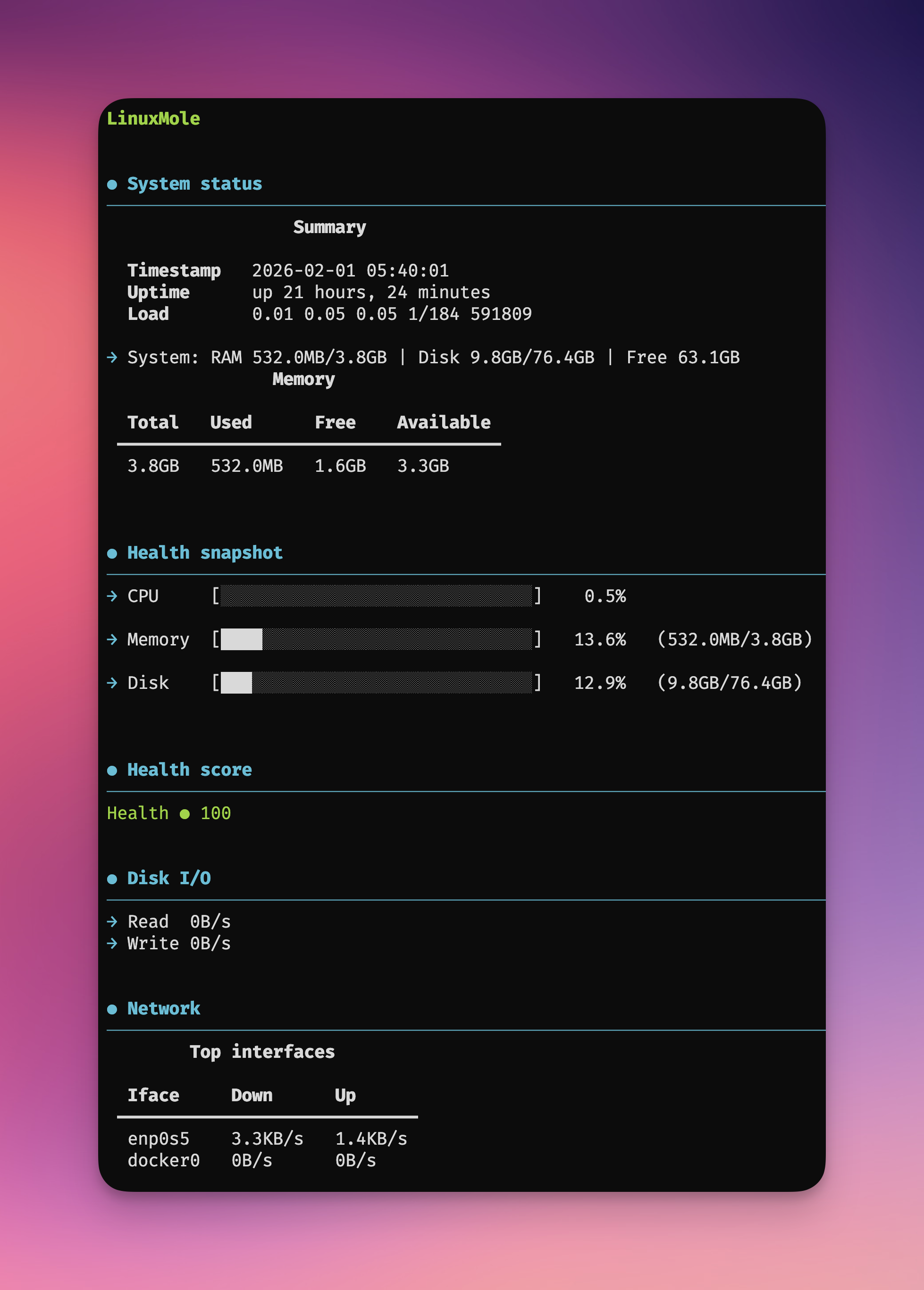 System Status