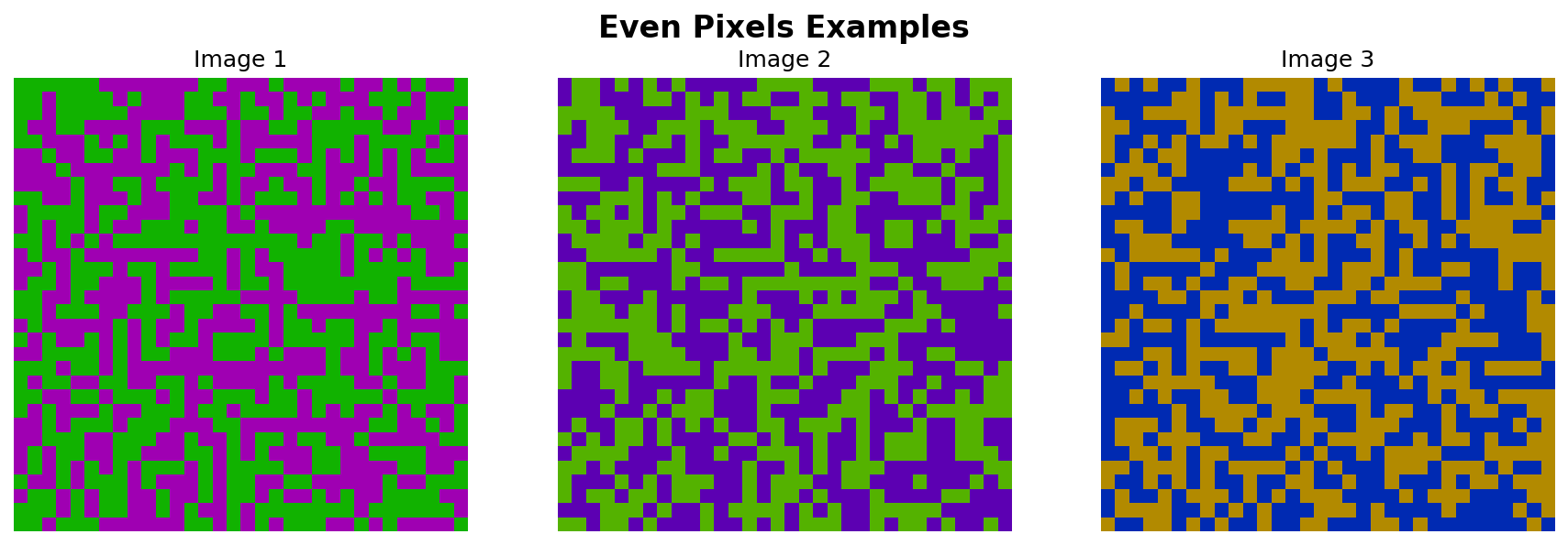 Even Pixels Examples