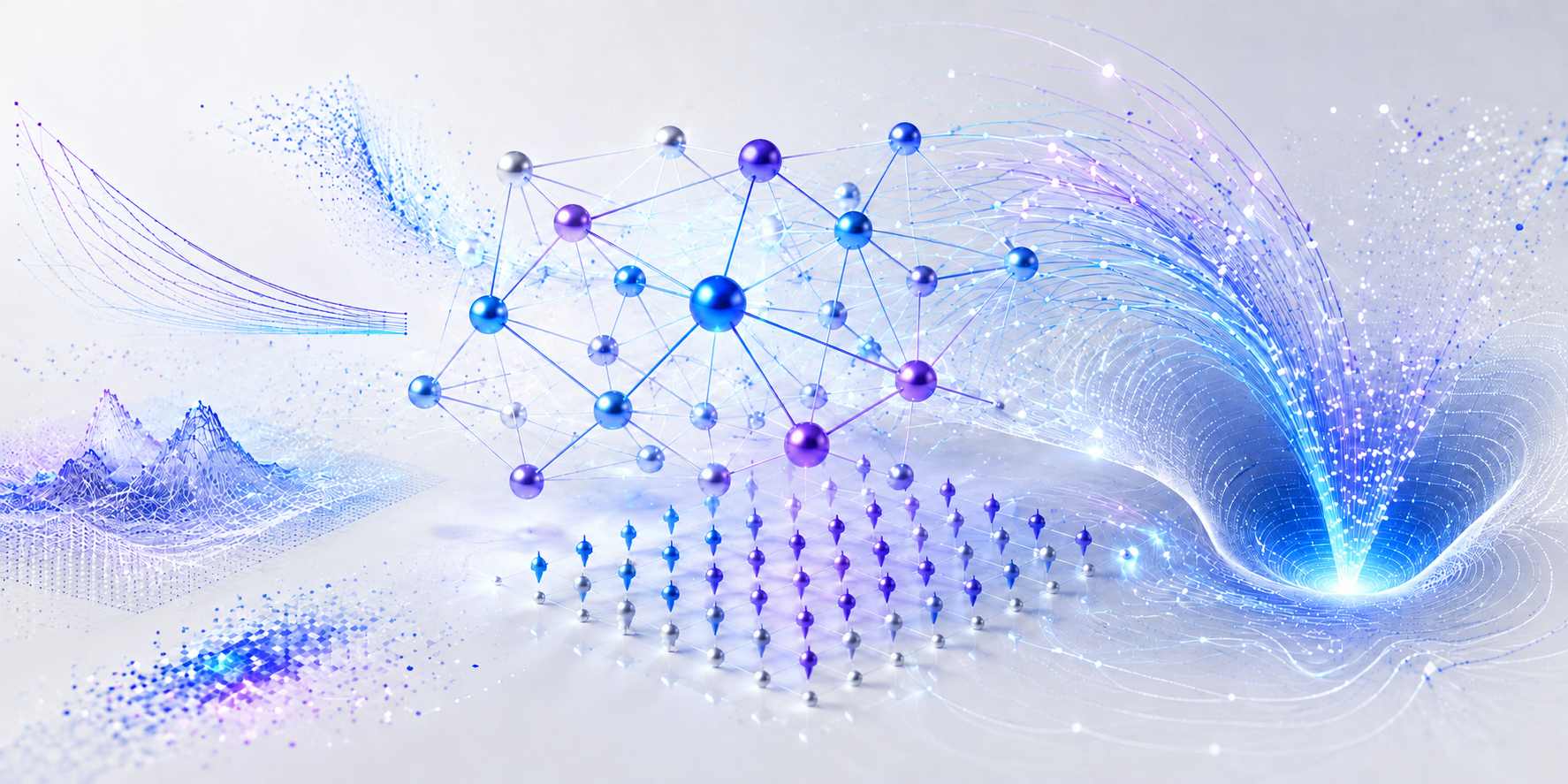 Parallel QQA replicas flowing through a sparse factor graph to verified discrete solutions
