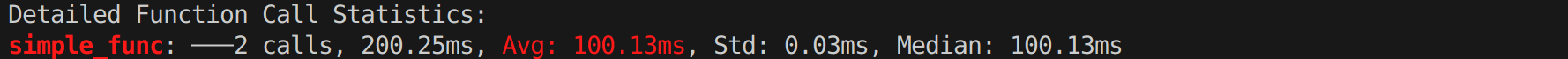 flexprofiler command output screenshot