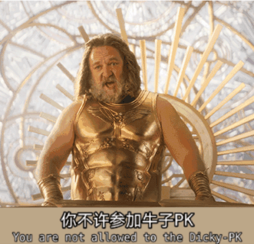 你不许参加牛子PK
