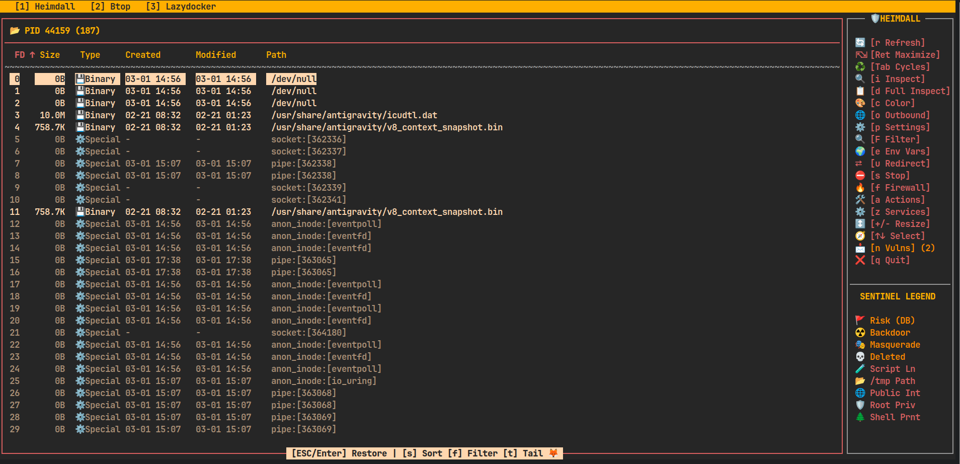 heimdall env vars