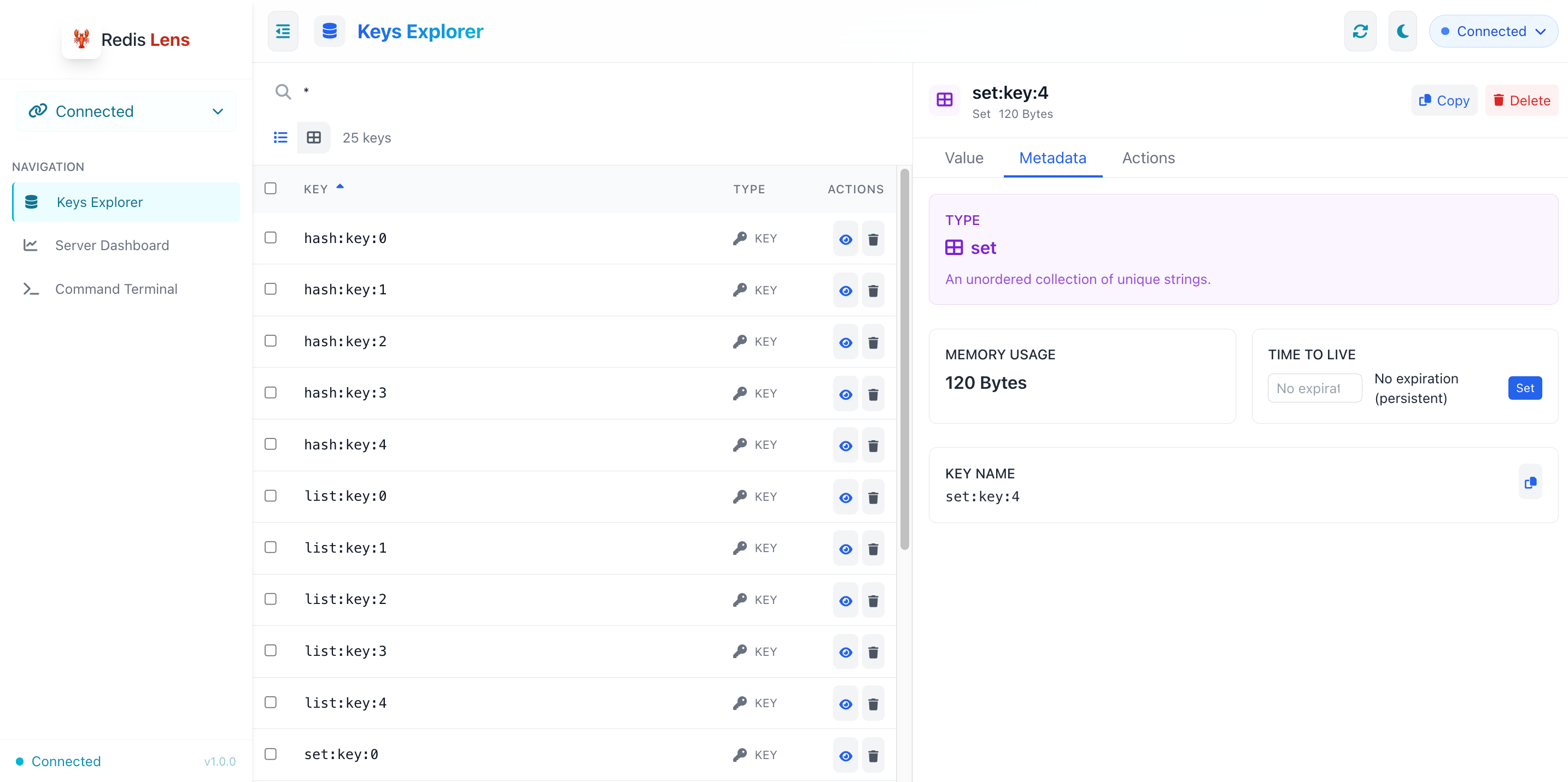 key explorer