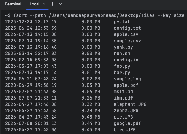 fsort