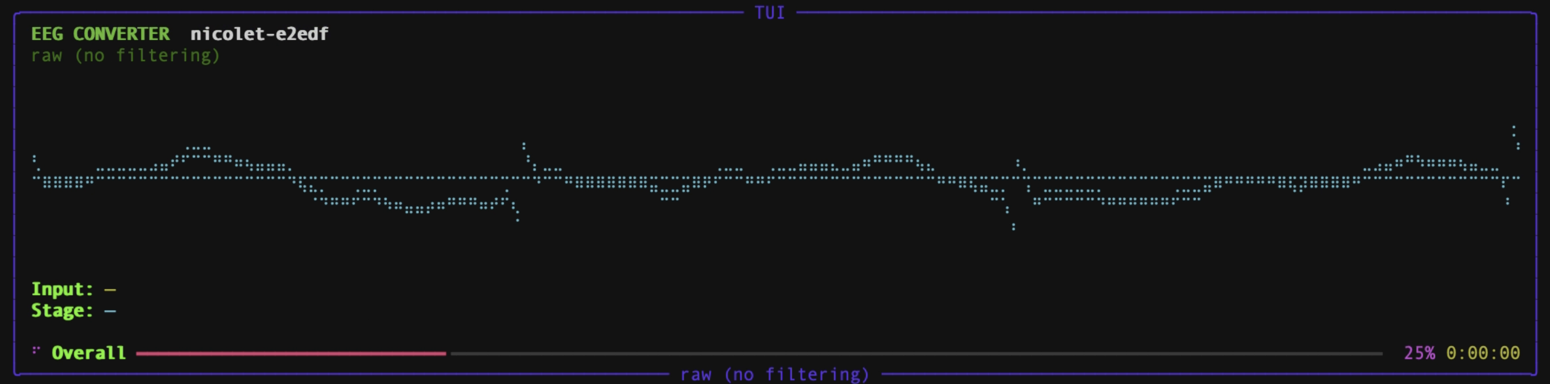 TUI Screenshot