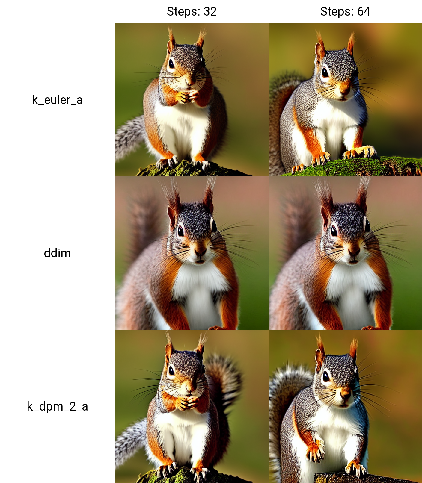 txt2img with X/Y Plot script