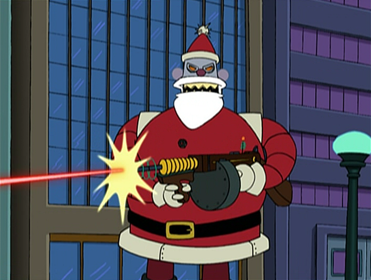 Image of Santa from Futurama