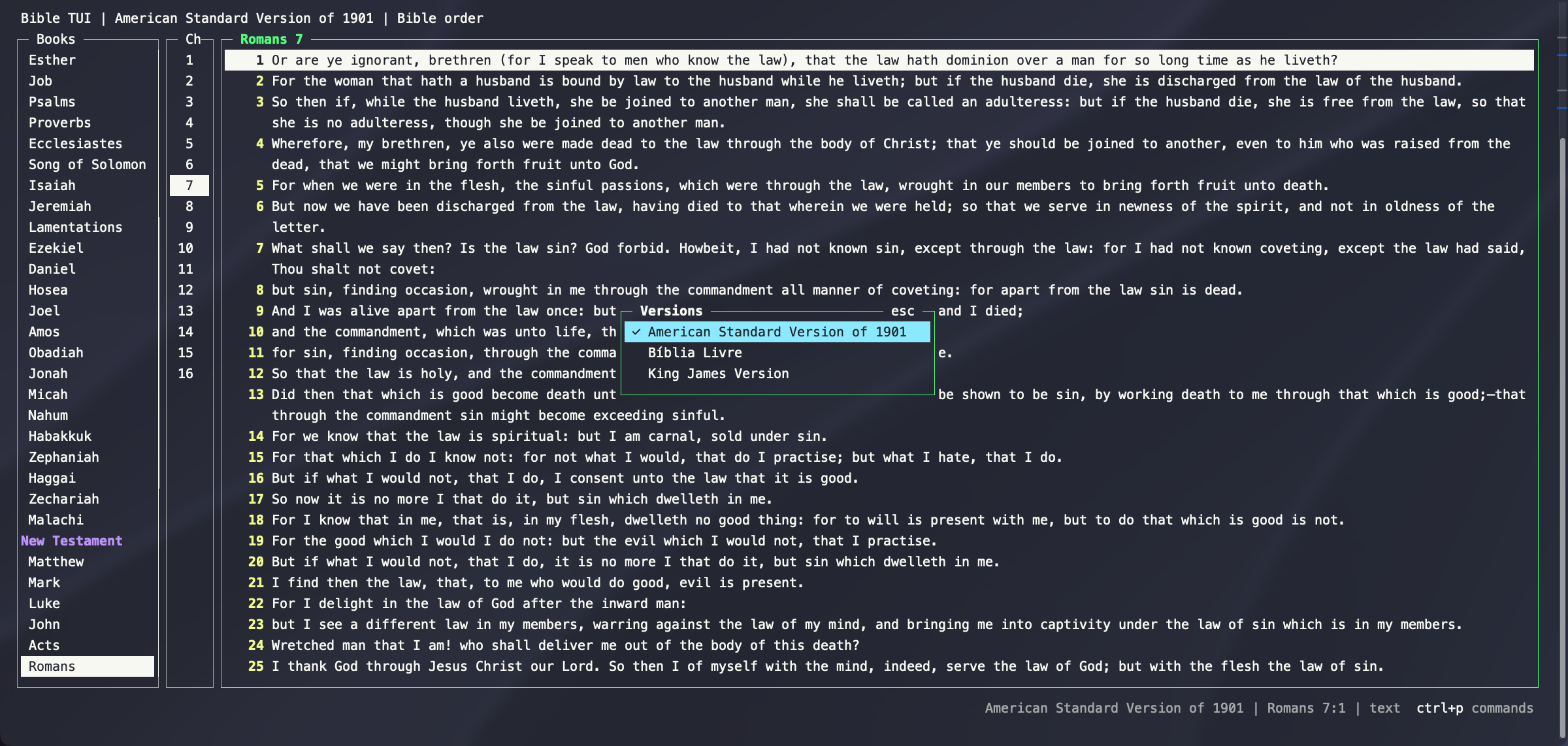 Version picker