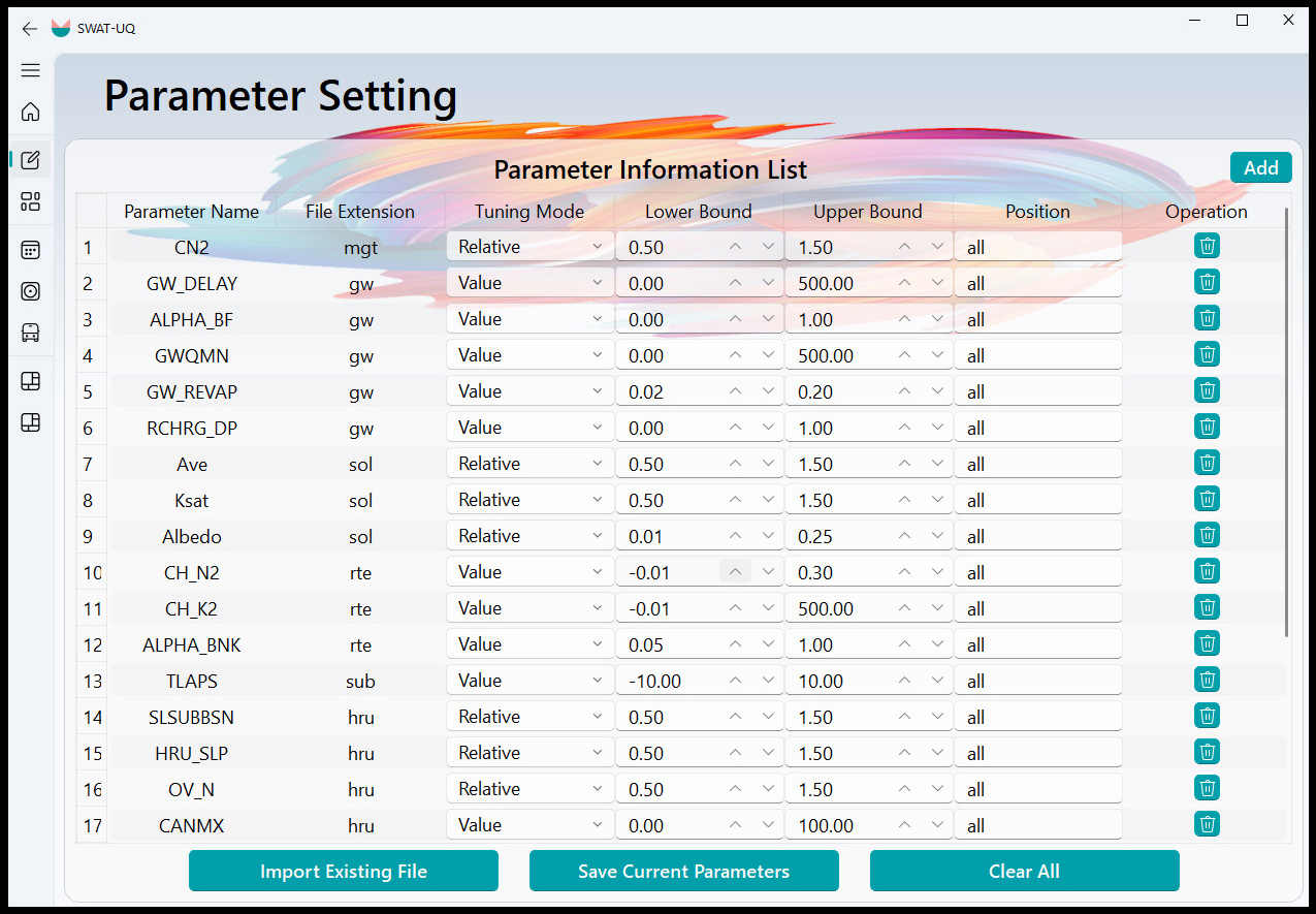 Main GUI