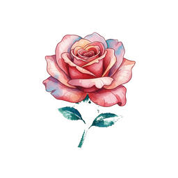 Watercolor Rose