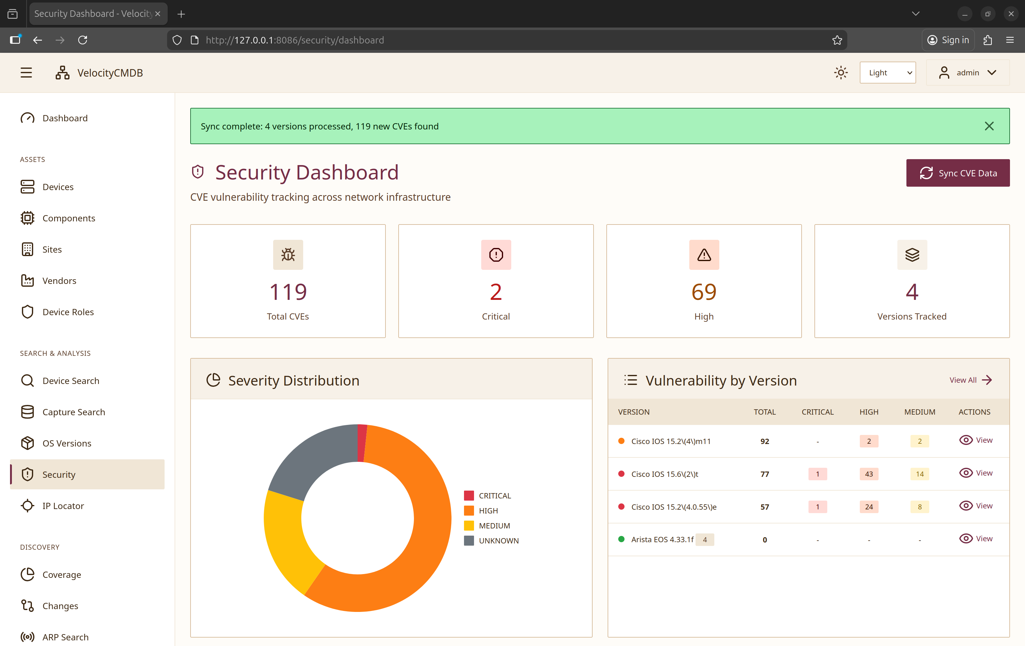 Security Dashboard
