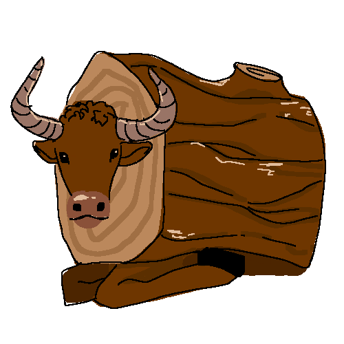 a yak who is a log