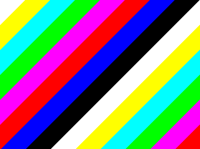 RGB bars, wrong stride