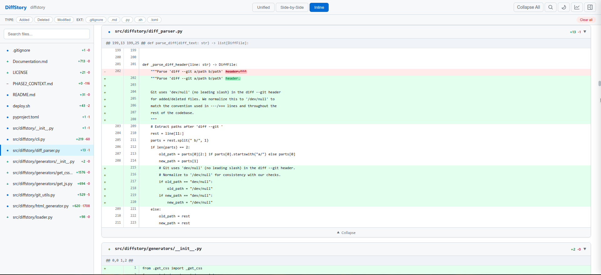 Inline View