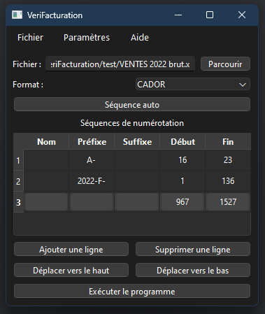 VeriFacturation Demo