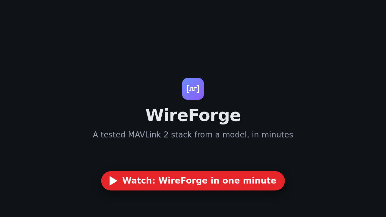 WireForge in one minute (video)