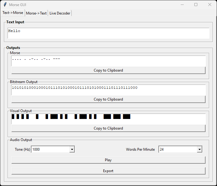 Morse Encoder