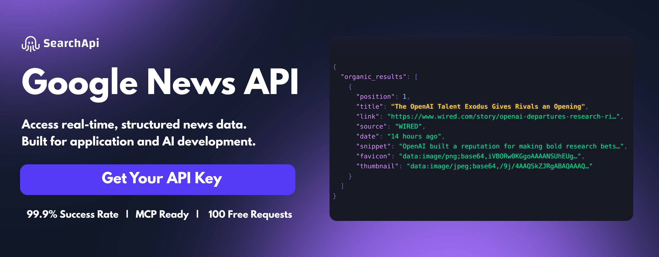 Sponsored by SearchApi — Google News API
