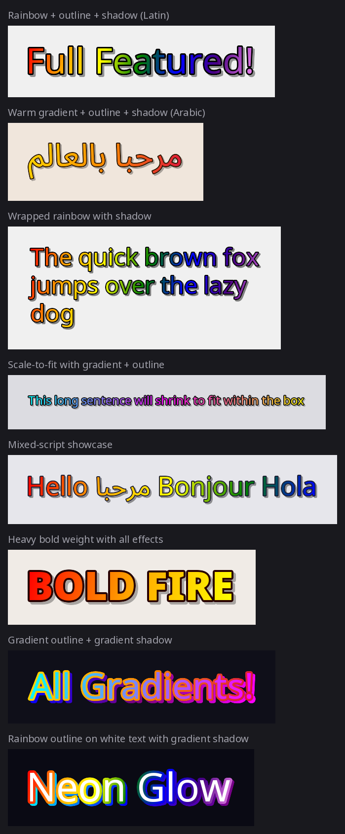 All effects combined