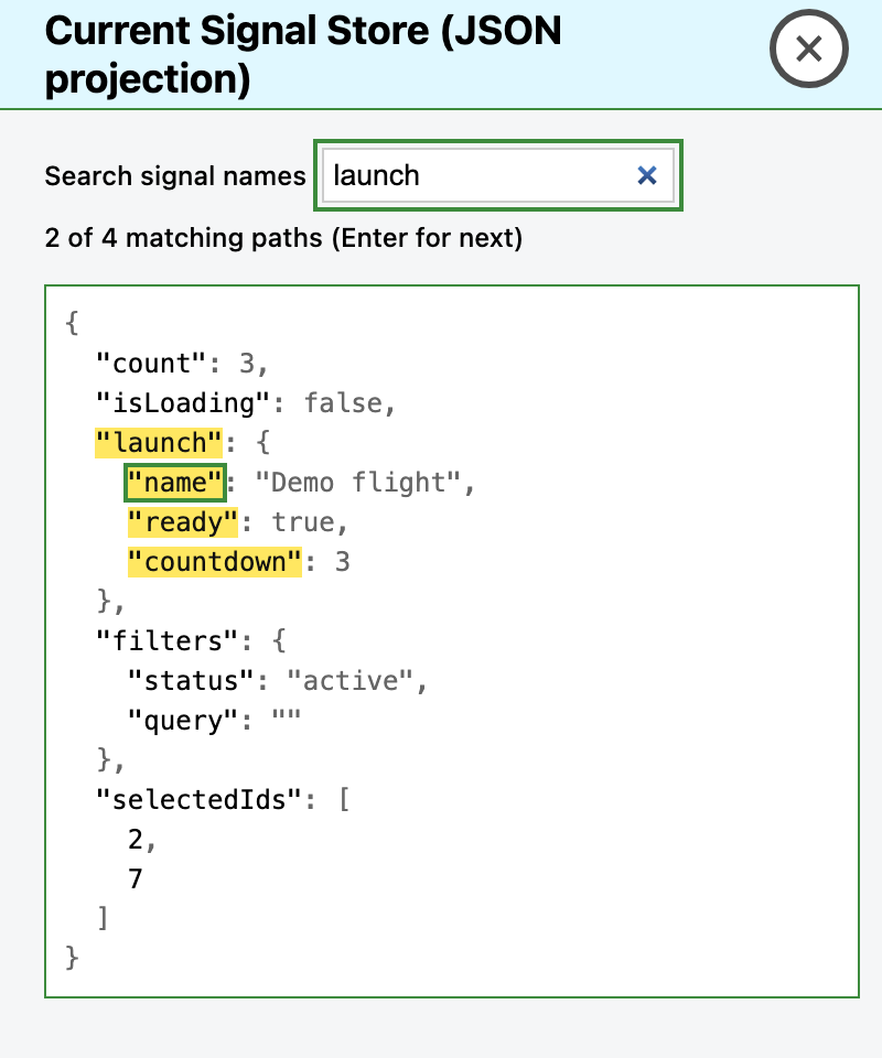 Search results with four matching paths