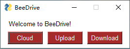 Welcom BeeDrive in GUI