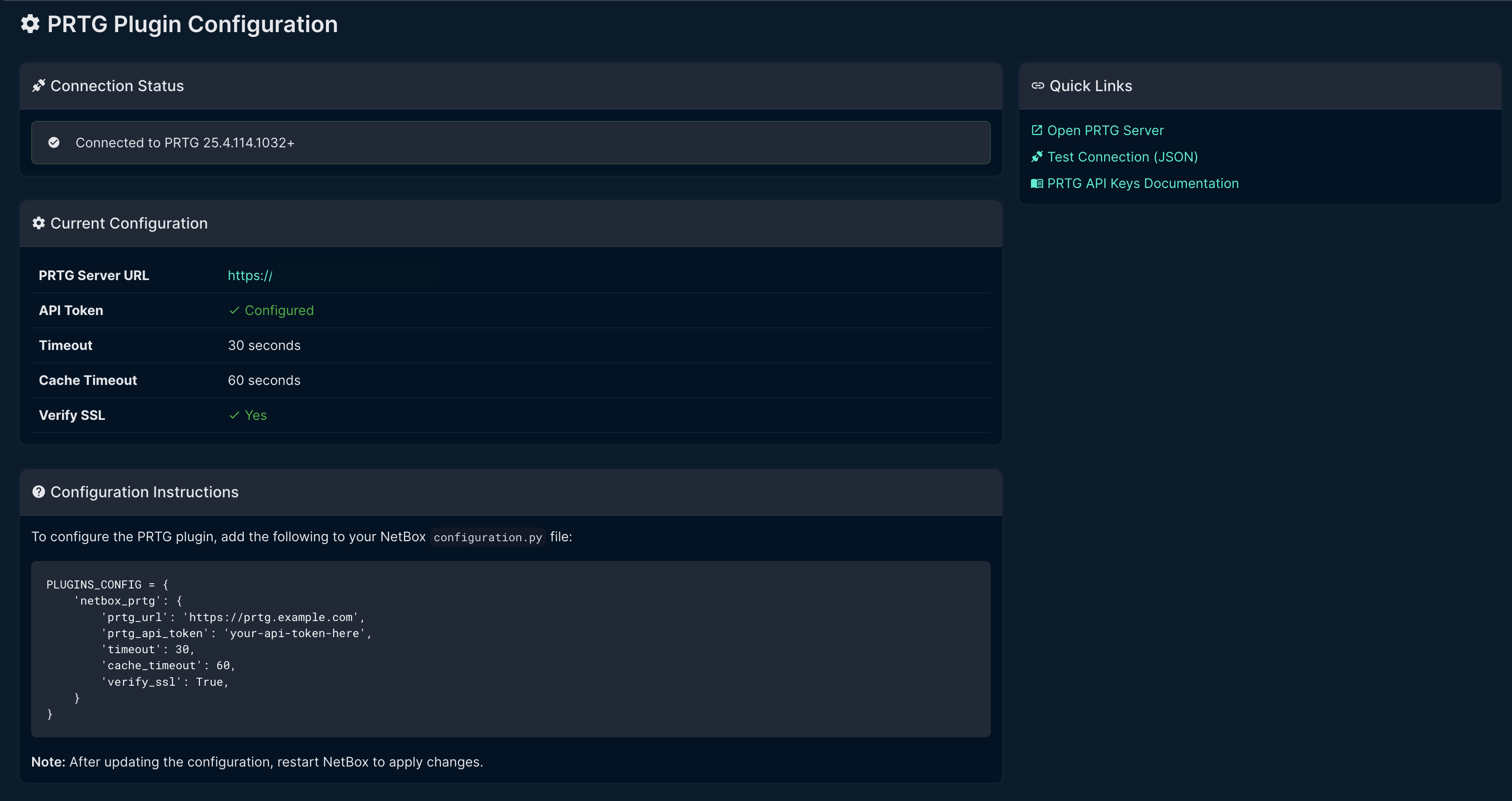 Settings Page