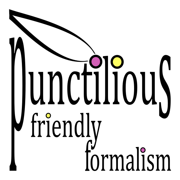 The punctilious logo