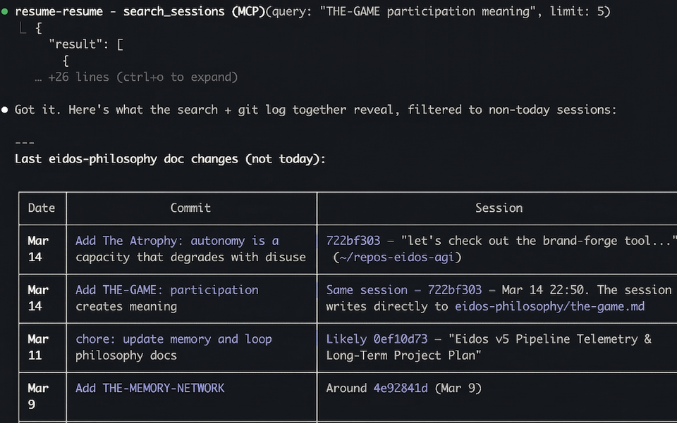 resume-resume search example
