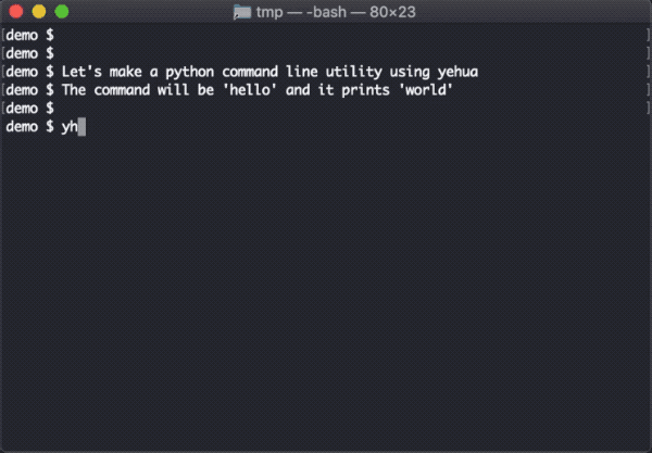 https://github.com/moremoban/yehua/raw/dev/yehua-usage.gif