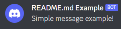 Simple Plain Text Message