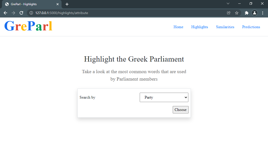 Screenshot of Highlights