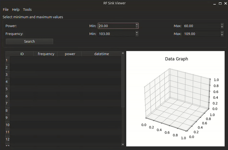 RF Metadata Displayer