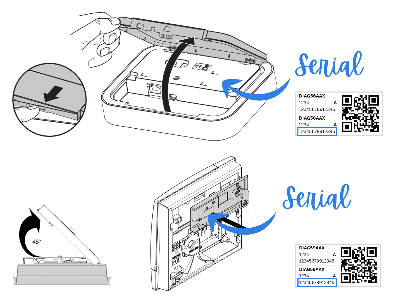 How to find your Diagral Serial