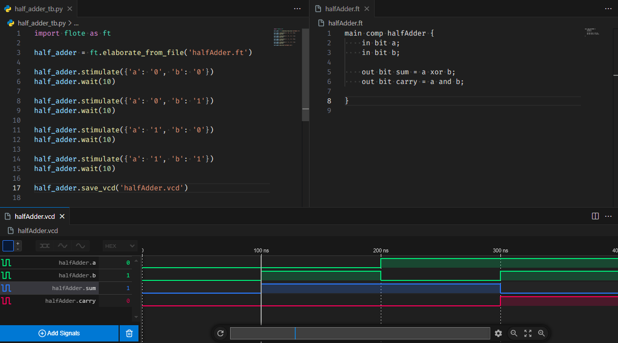 Flote in VS Code